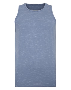 Bigdude Inkjet Marl Vest Denim